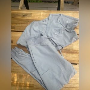 Mandala Scrub Set - Cloud